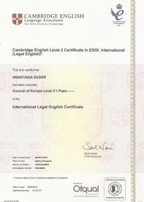 the international legal english certificate
